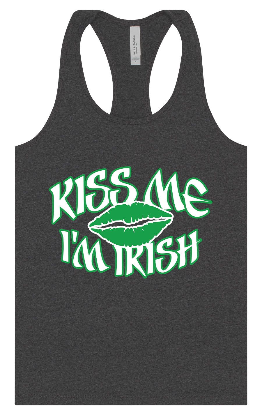 Kiss Me I'm Irish Women's Racerback Tank