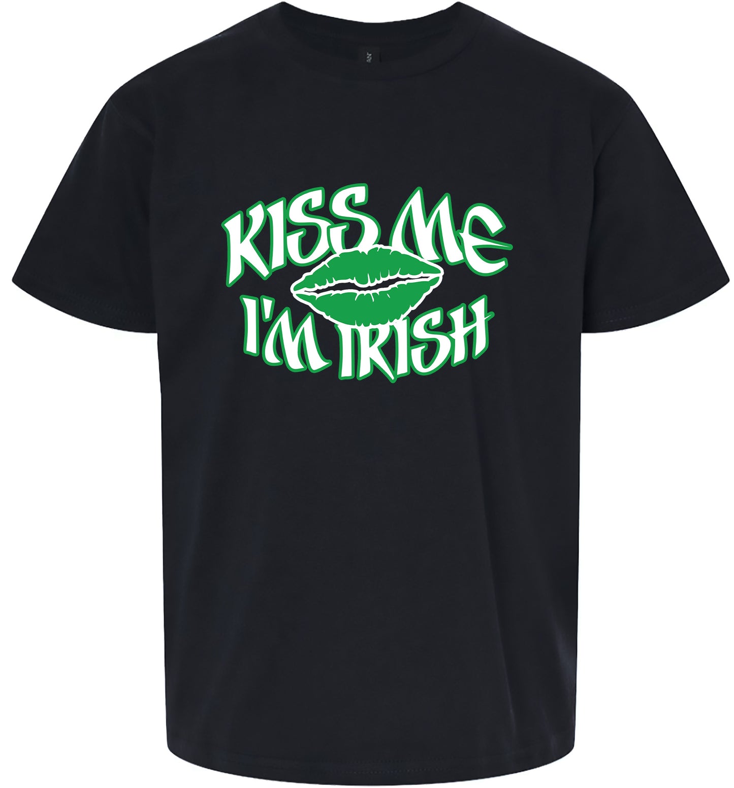 Kiss Me I'm Irish Children's Gildan Soft Shirt