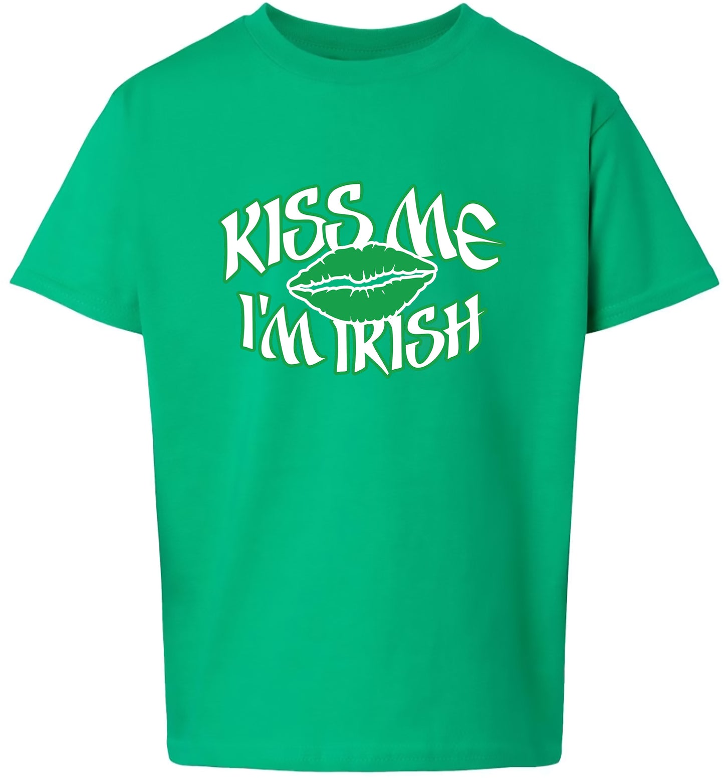 Kiss Me I'm Irish Children's Gildan Soft Shirt