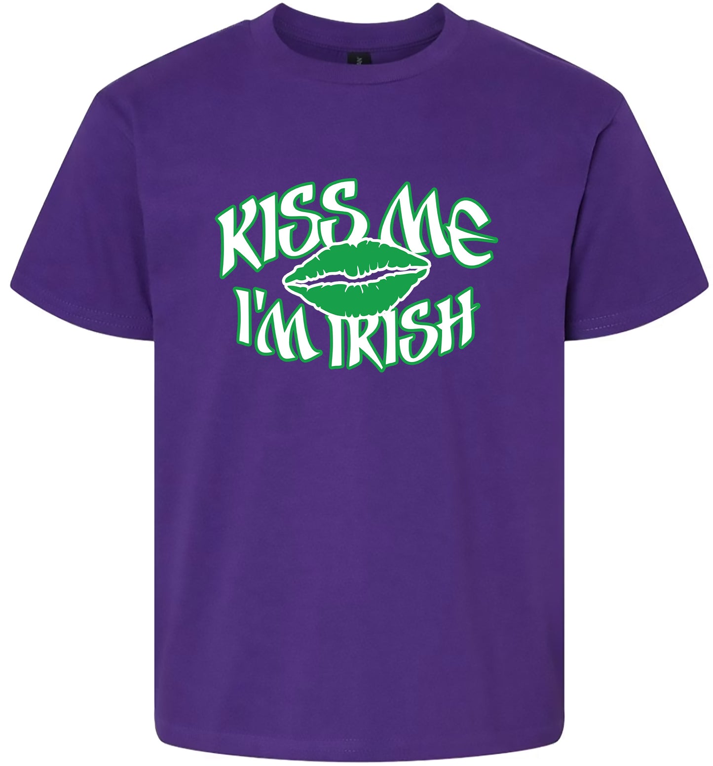 Kiss Me I'm Irish Children's Gildan Soft Shirt