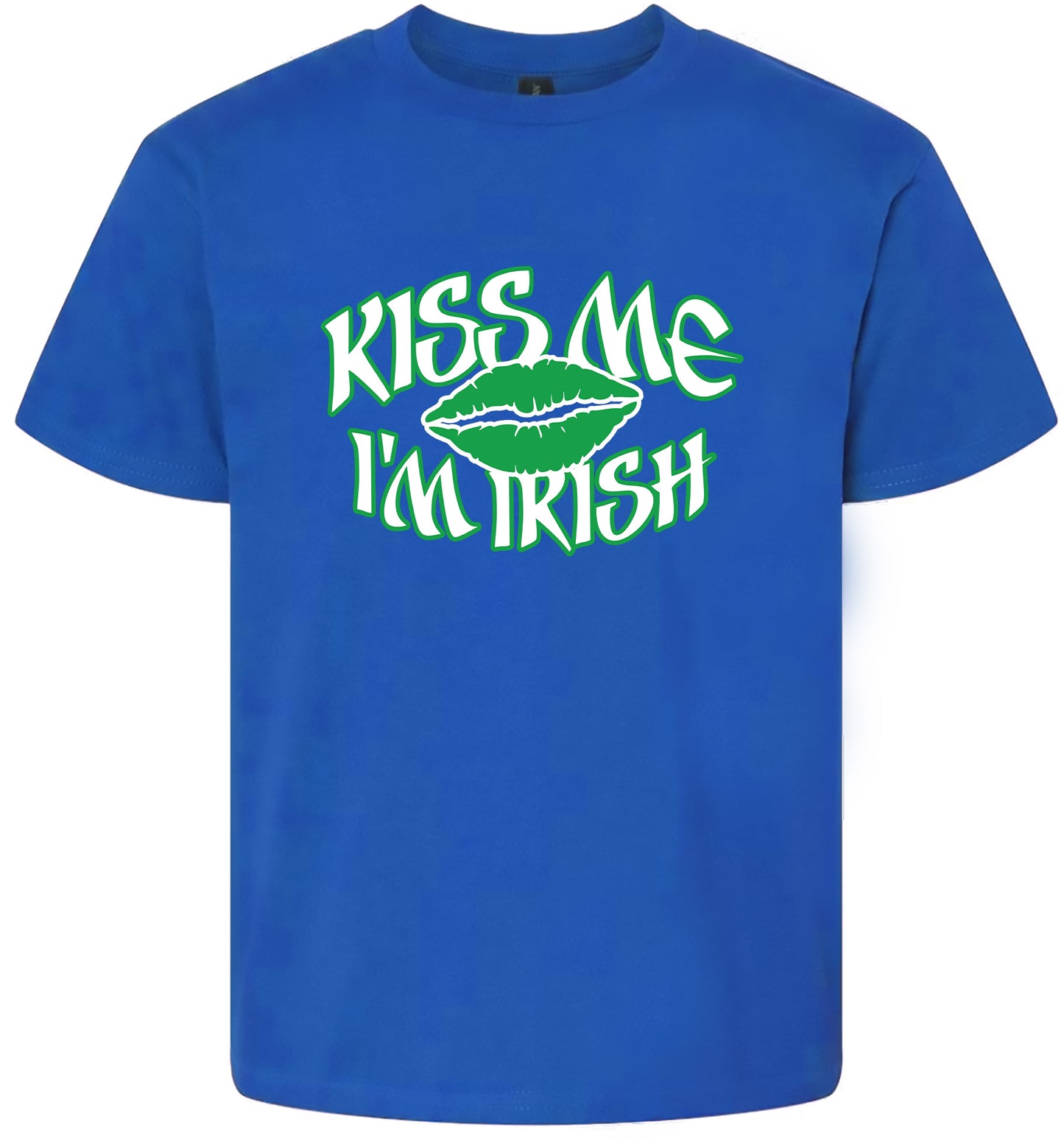 Kiss Me I'm Irish Children's Gildan Soft Shirt