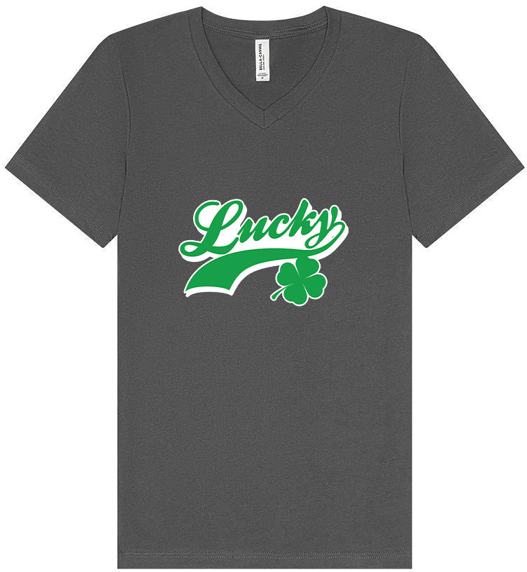 Lucky Swoosh Unisex V-Neck Shirt