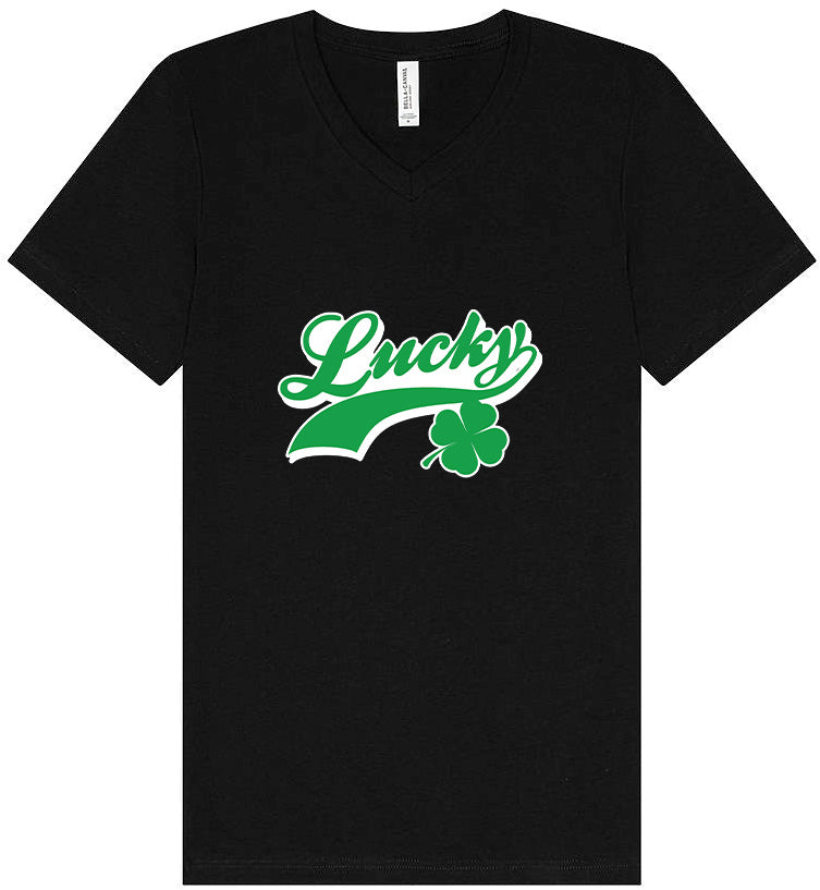 Lucky Swoosh Unisex V-Neck Shirt