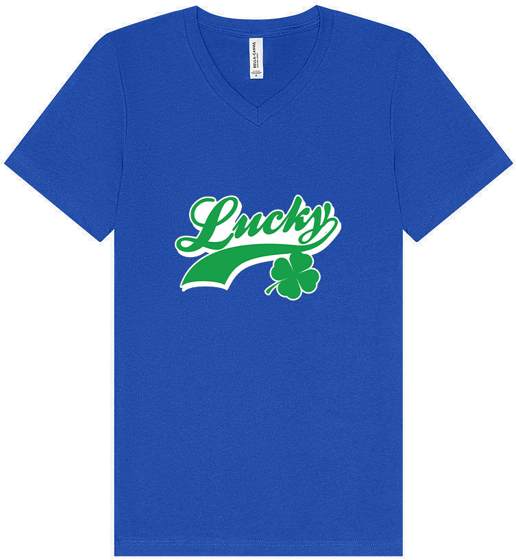 Lucky Swoosh Unisex V-Neck Shirt