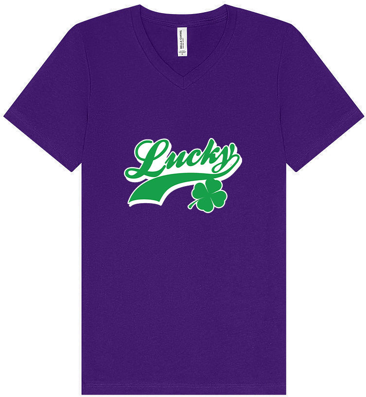 Lucky Swoosh Unisex V-Neck Shirt