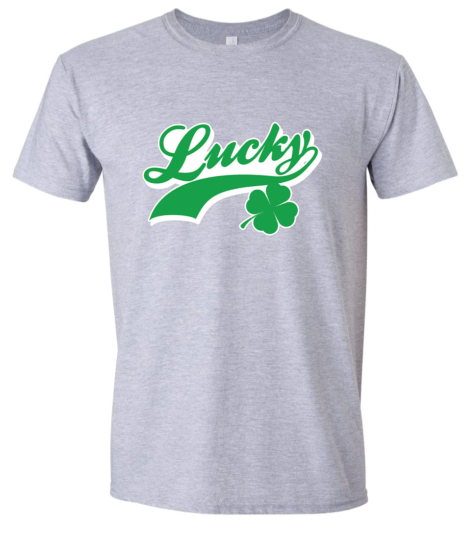 Lucky Swoosh Adult Gildan Soft Shirt