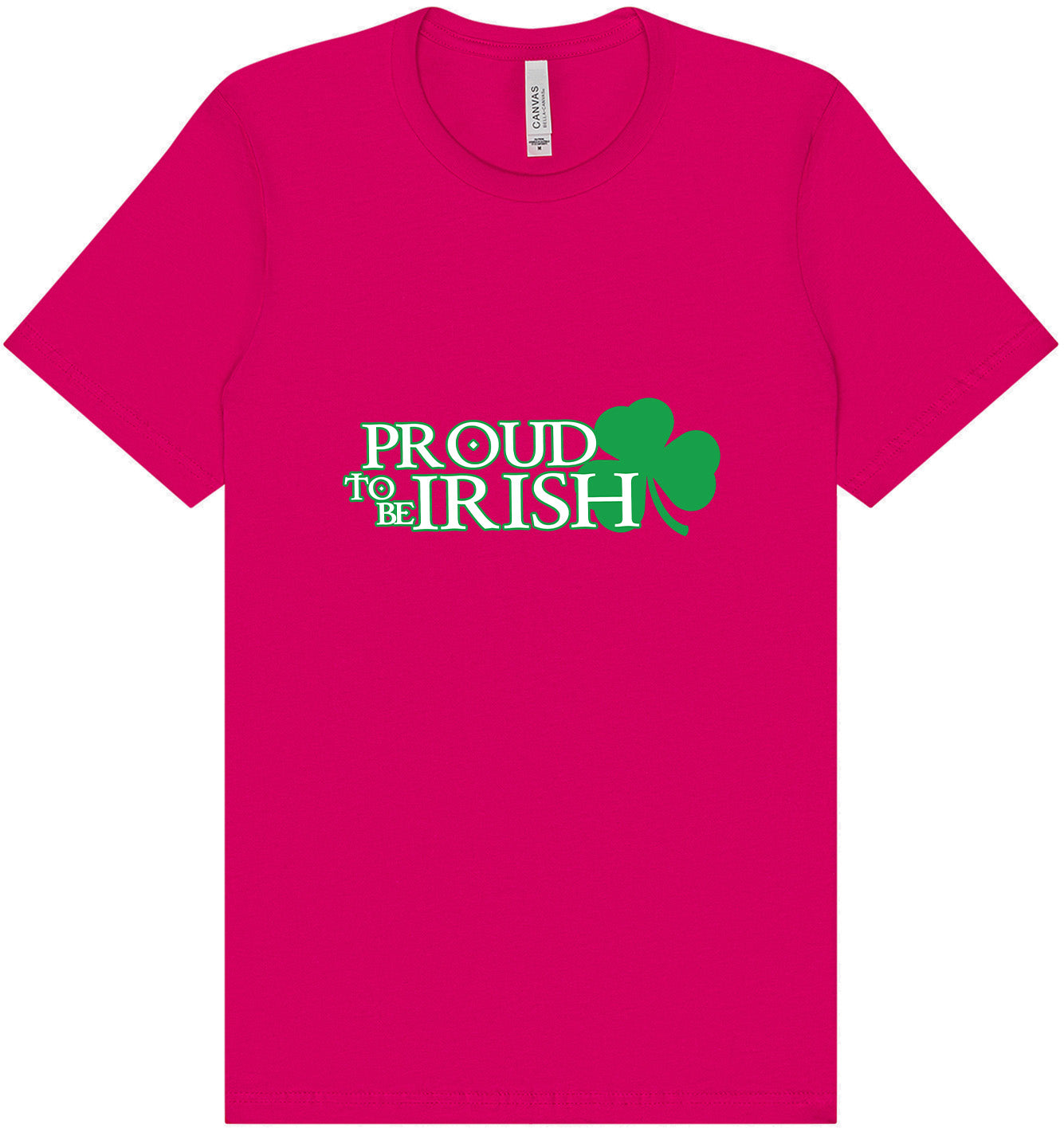 Proud to Be Irish Adult Bella Canvas Shirt