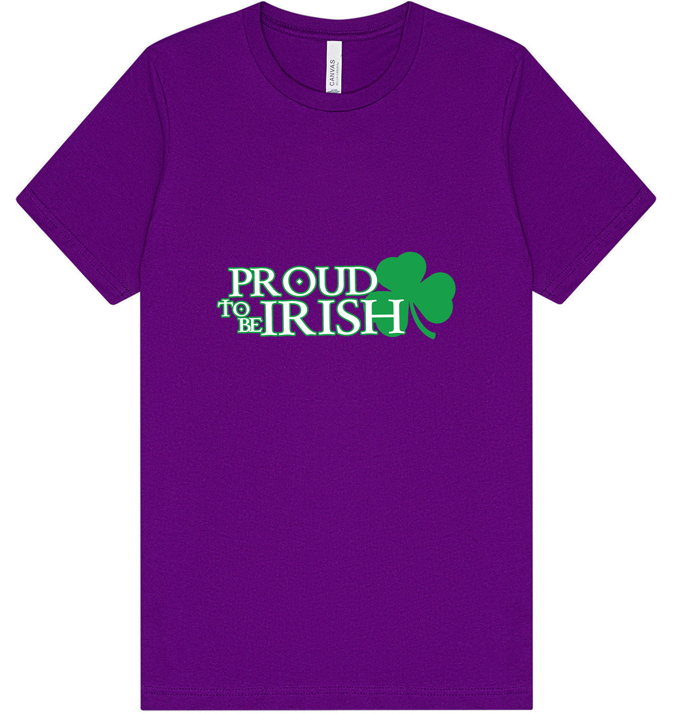 Proud to Be Irish Adult Bella Canvas Shirt