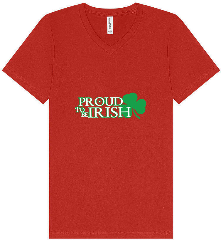 Proud to Be Irish Unisex V-Neck Shirt