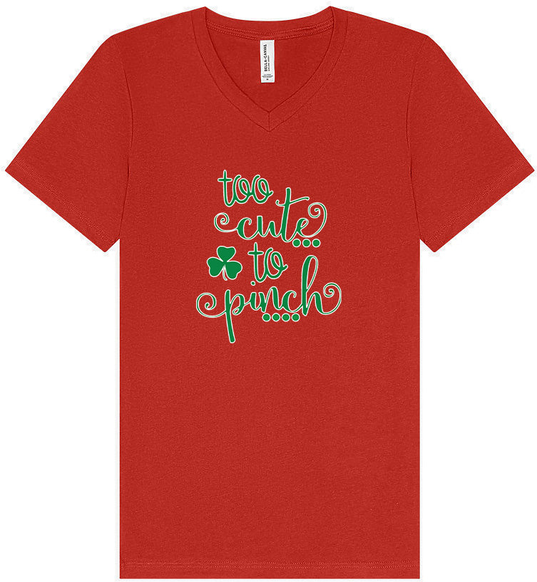 Too Cute to Pinch Unisex V-Neck Shirt