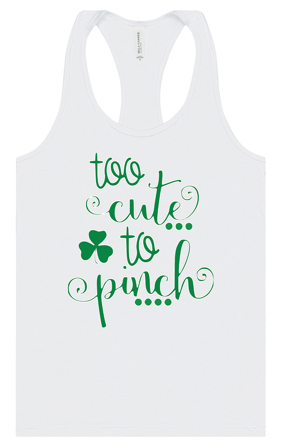 Too Cute to Pinch Women's Racerback Tank