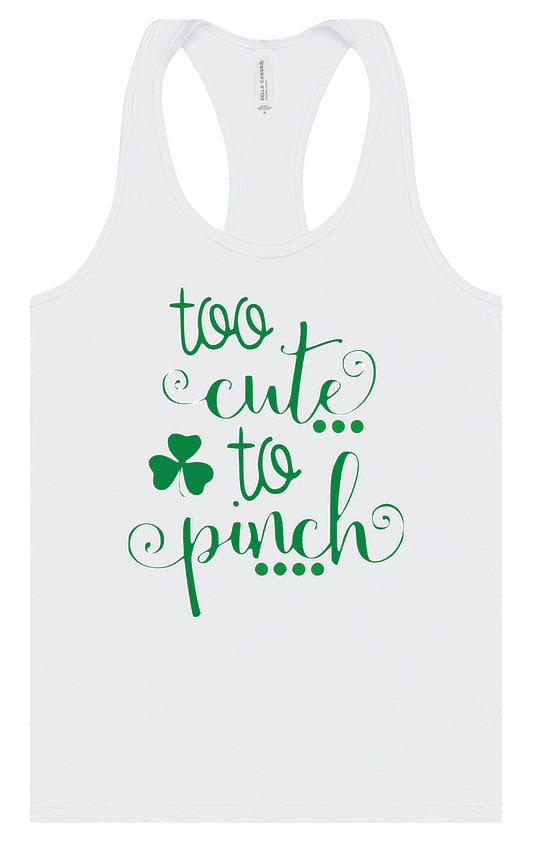 Too Cute to Pinch Women's Racerback Tank