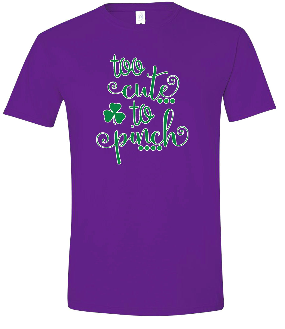 Too Cute to Pinch Adult Gildan Soft Shirt
