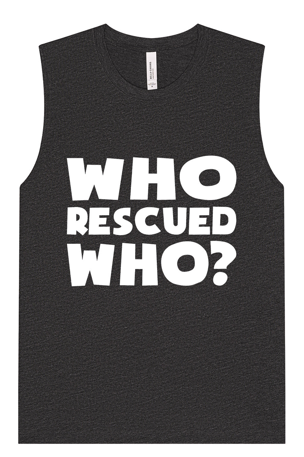 Who Rescued Who? Muscle Tank