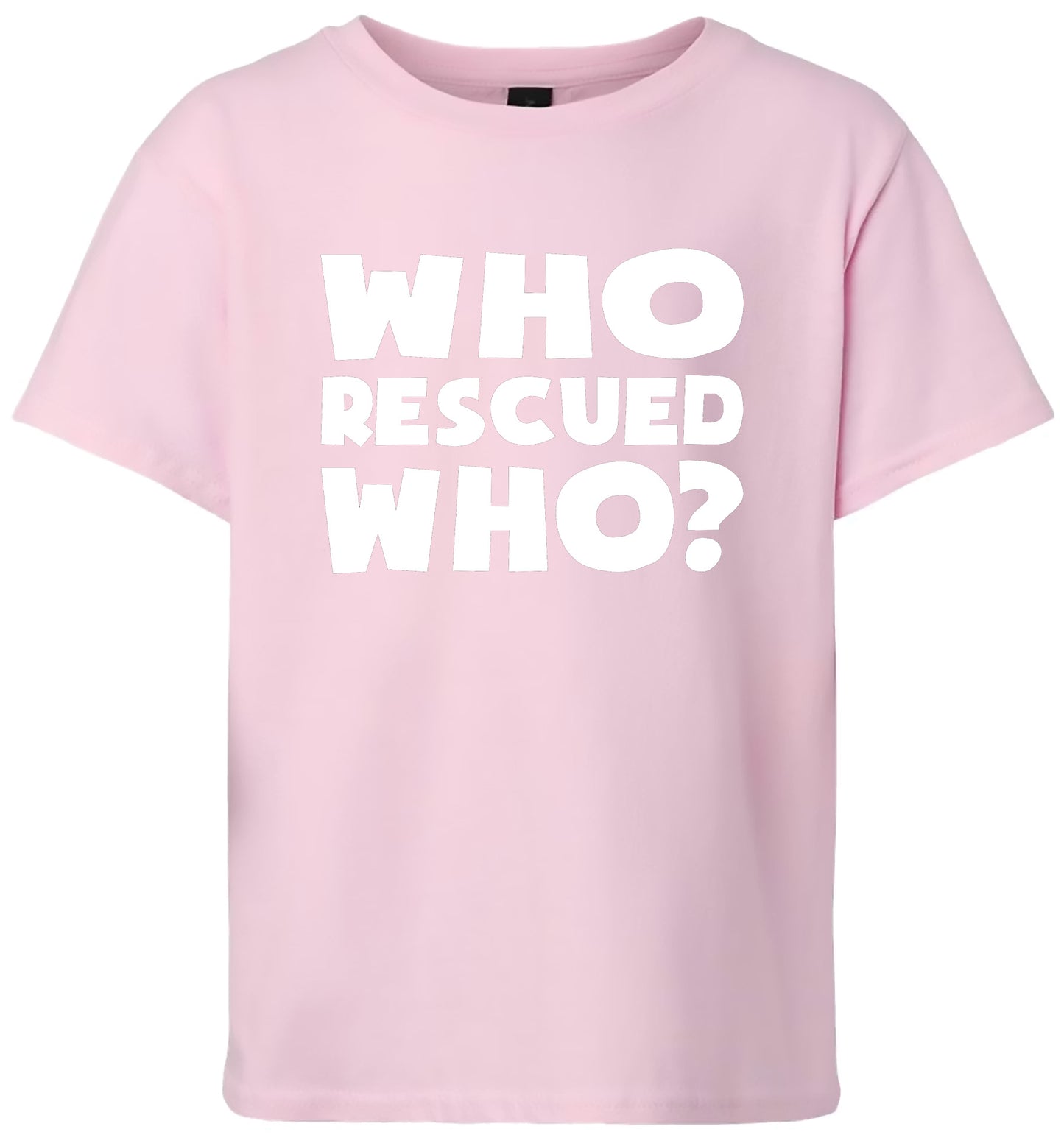 Who Rescued Who? Children's Gildan Soft Shirt