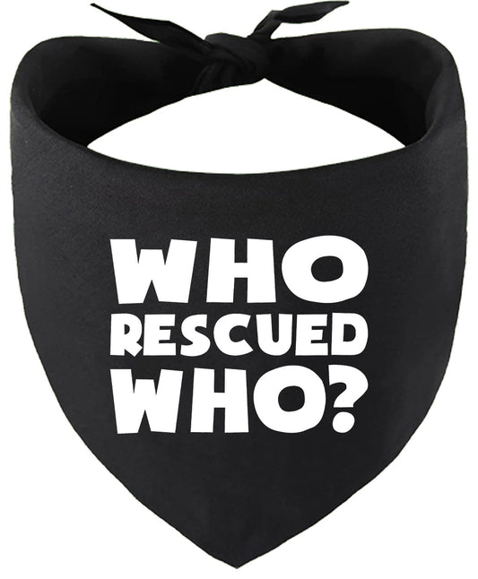Who Rescued Who? Pet Bandana