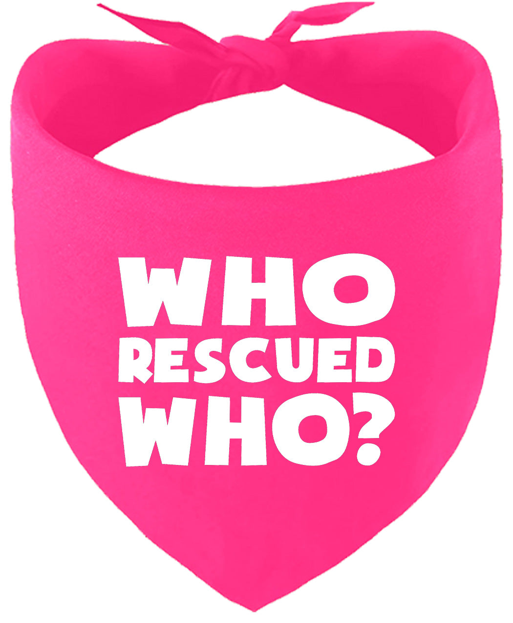 Who Rescued Who? Pet Bandana