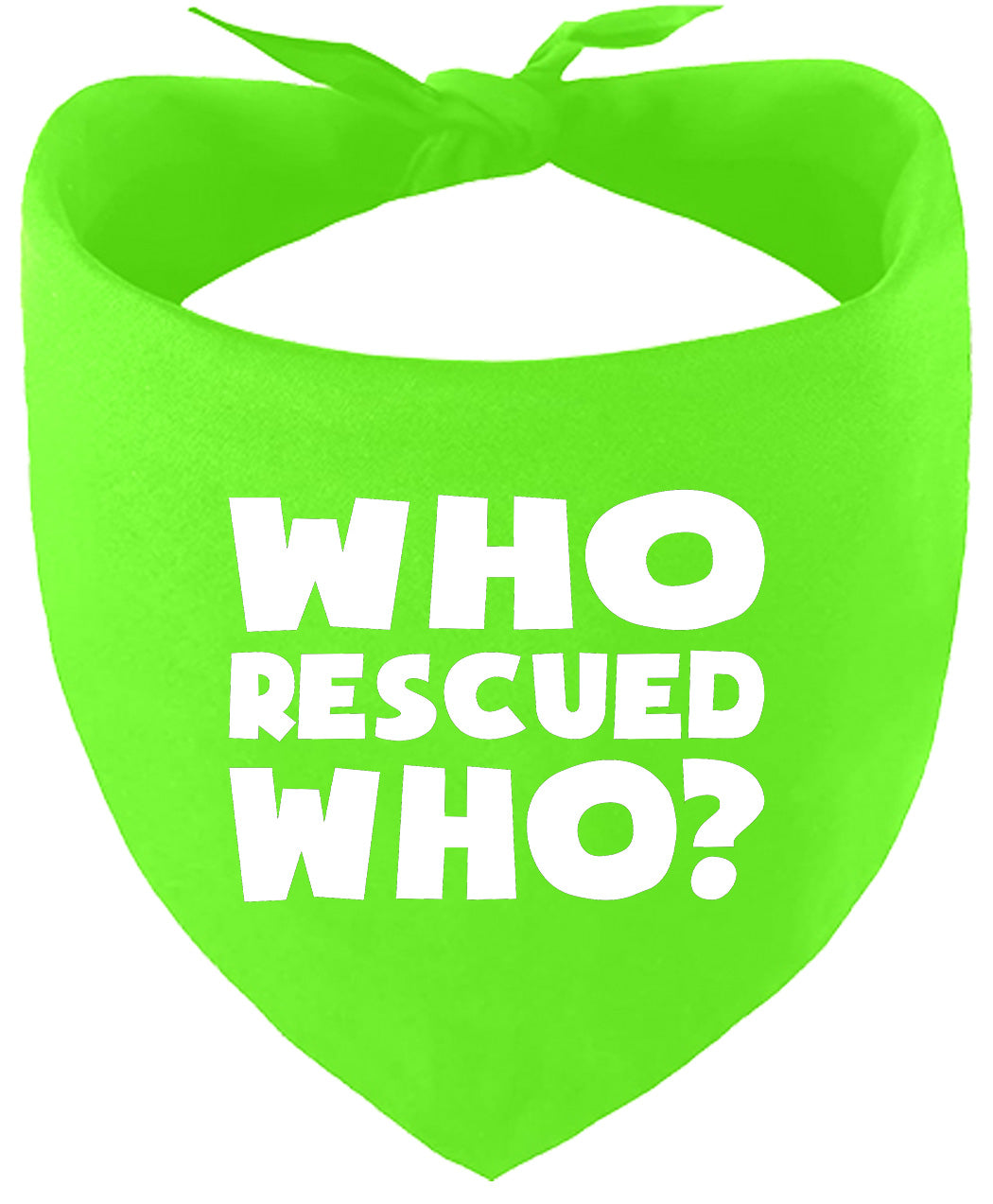 Who Rescued Who? Pet Bandana