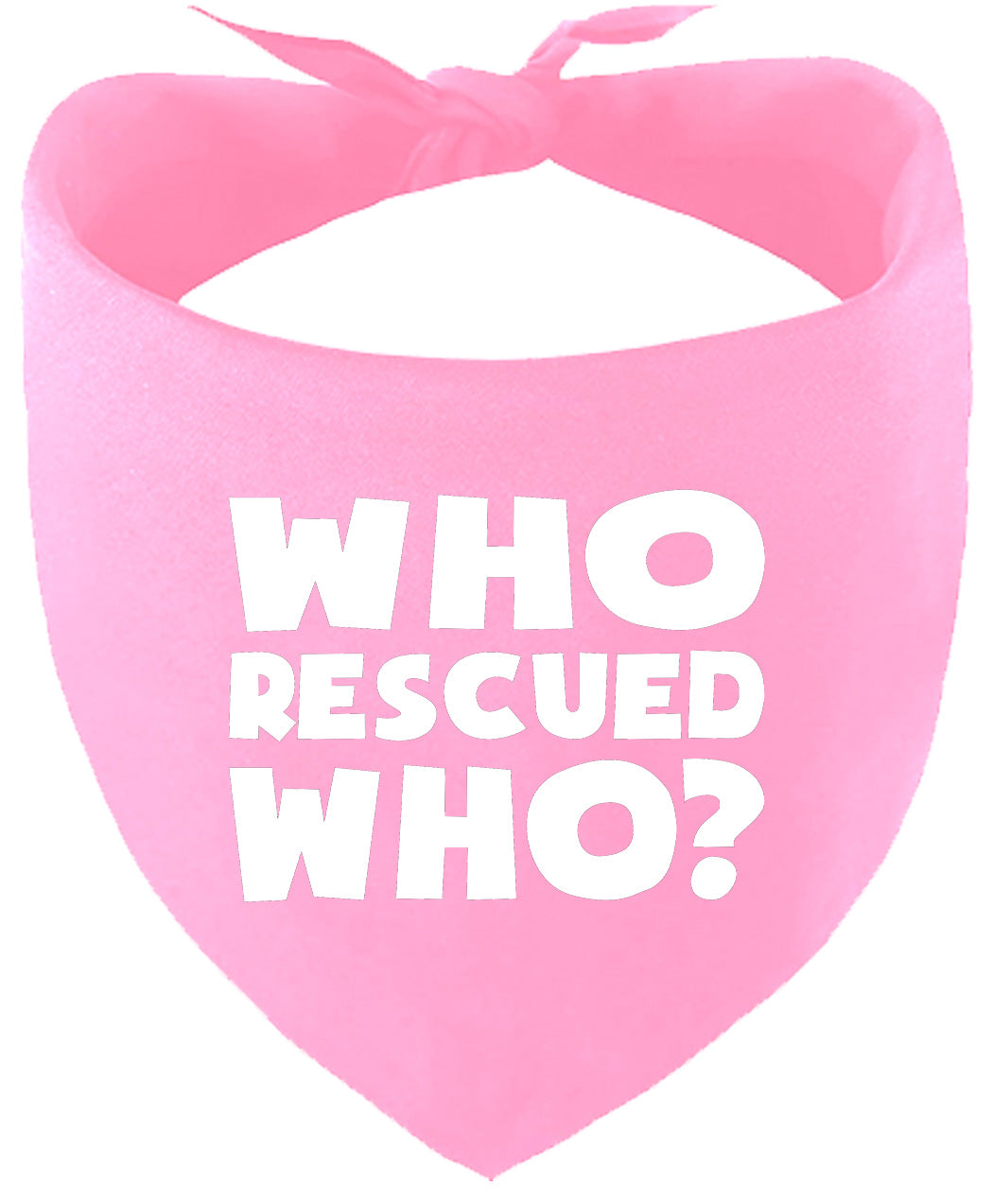 Who Rescued Who? Pet Bandana