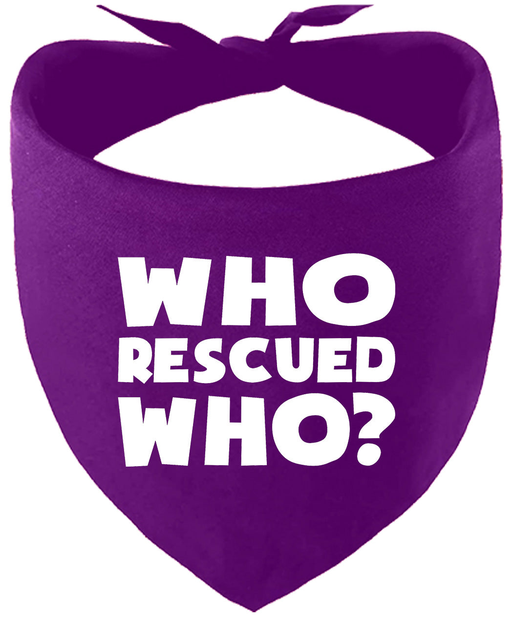 Who Rescued Who? Pet Bandana