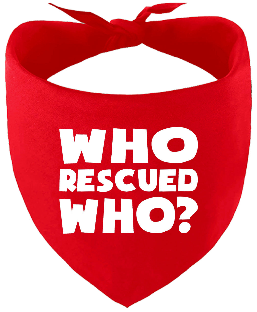 Who Rescued Who? Pet Bandana
