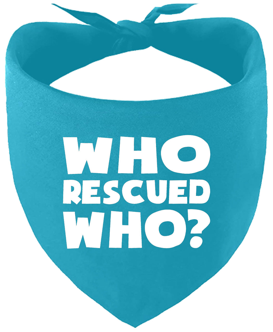Who Rescued Who? Pet Bandana