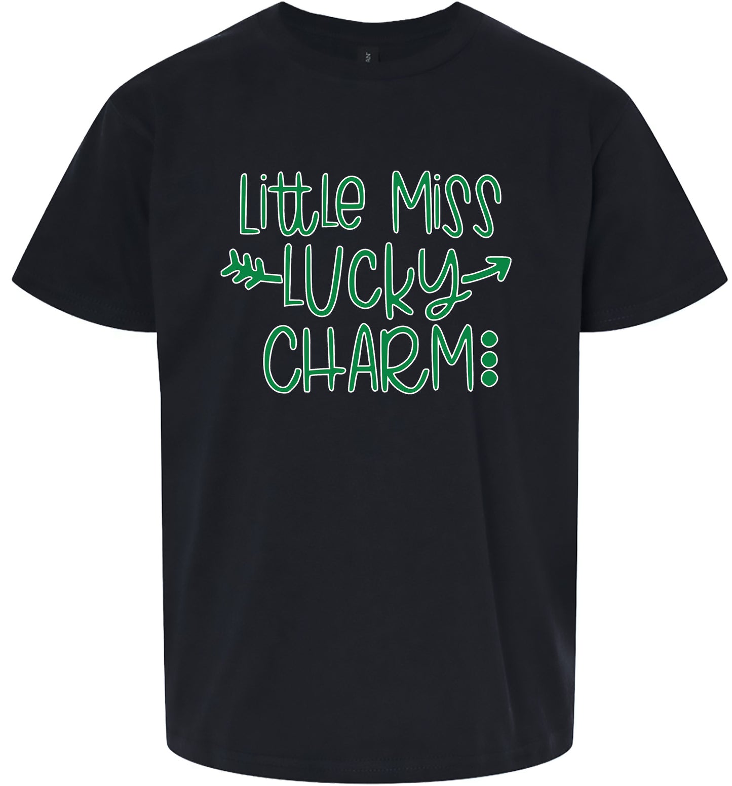 Little Miss Lucky Charm Children's Gildan Soft Shirt