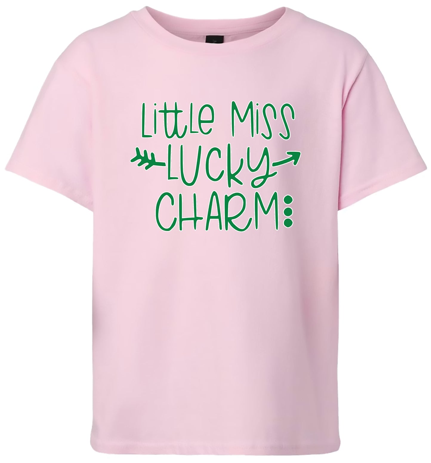 Little Miss Lucky Charm Children's Gildan Soft Shirt