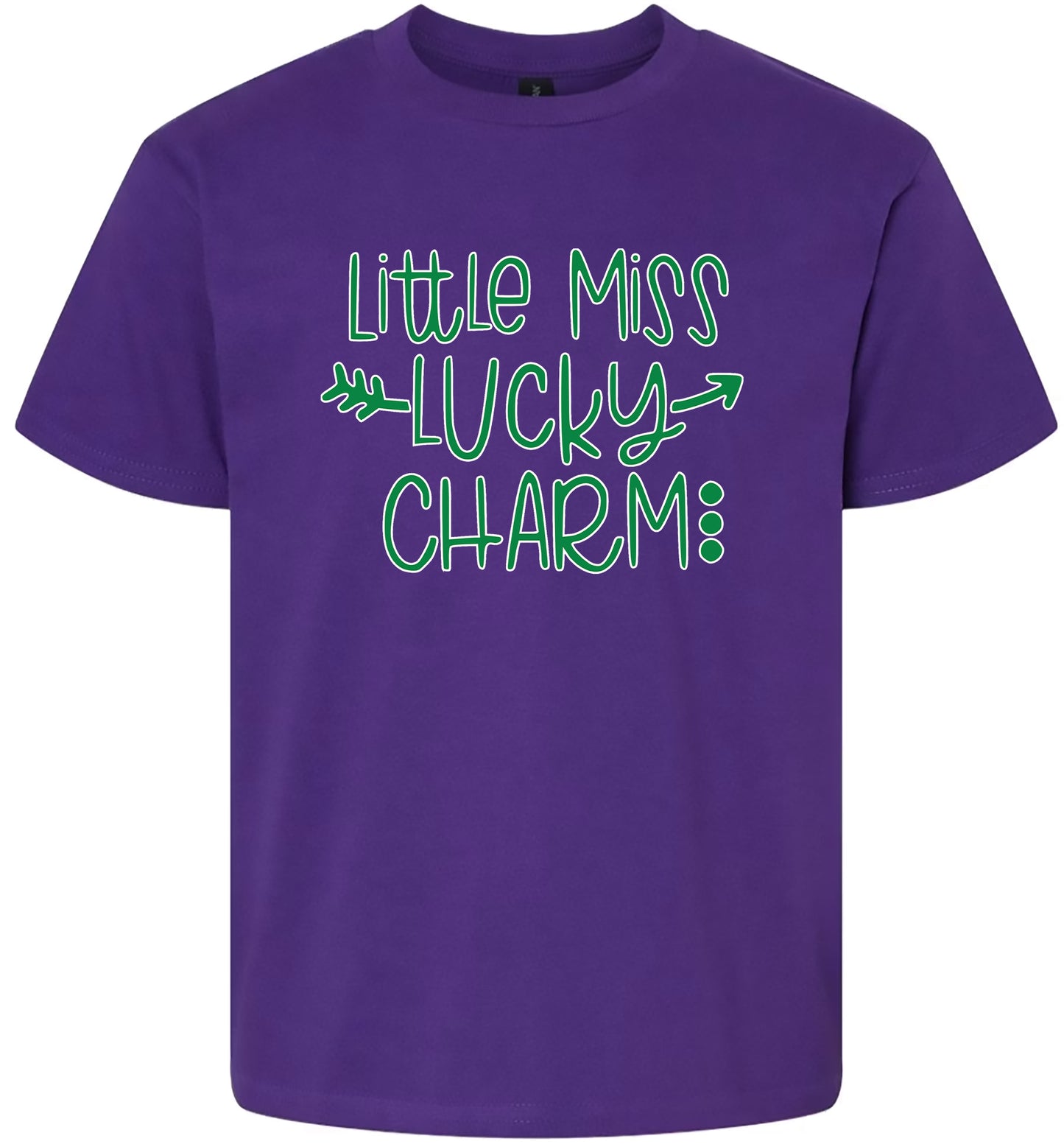 Little Miss Lucky Charm Children's Gildan Soft Shirt