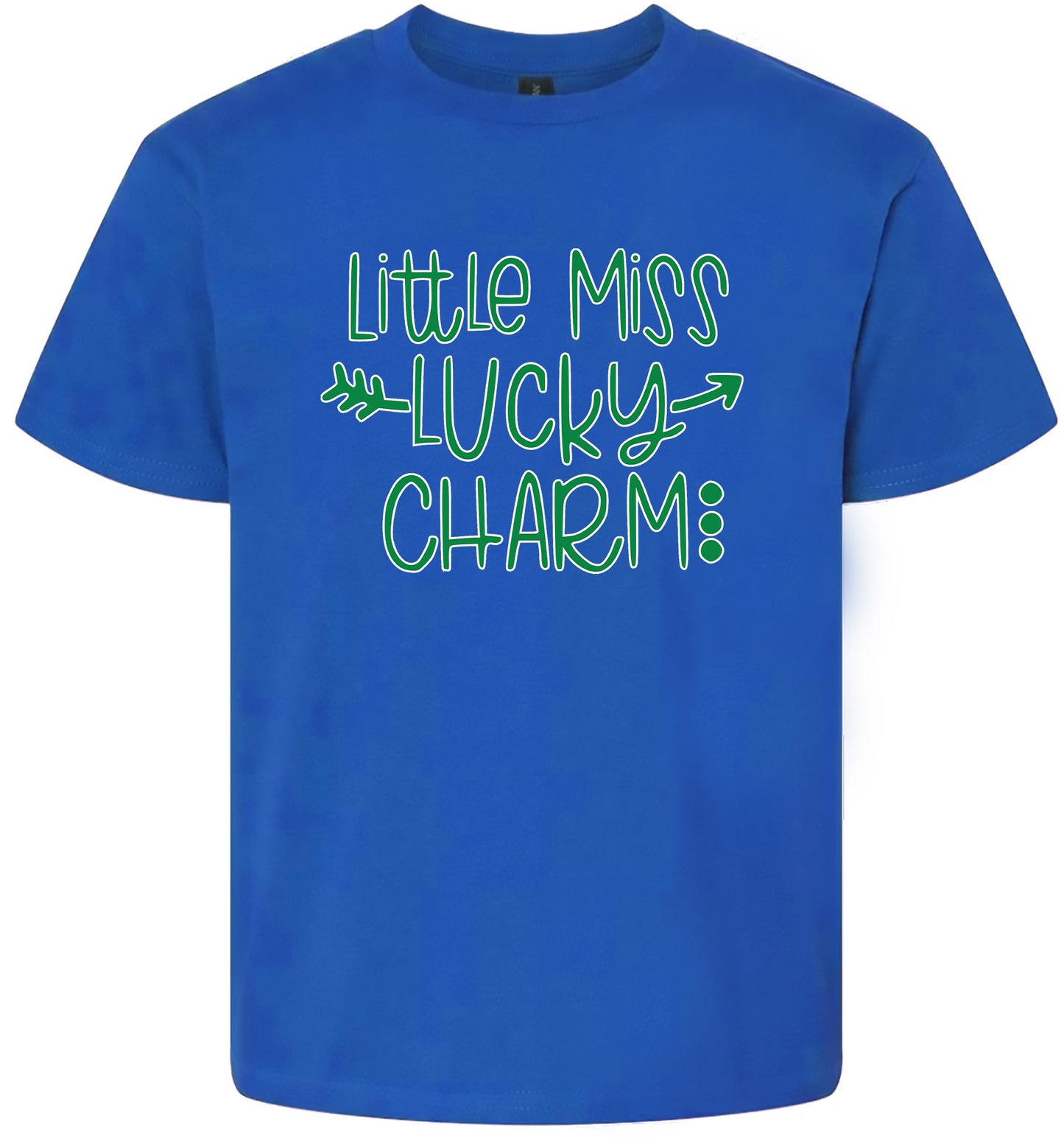 Little Miss Lucky Charm Children's Gildan Soft Shirt