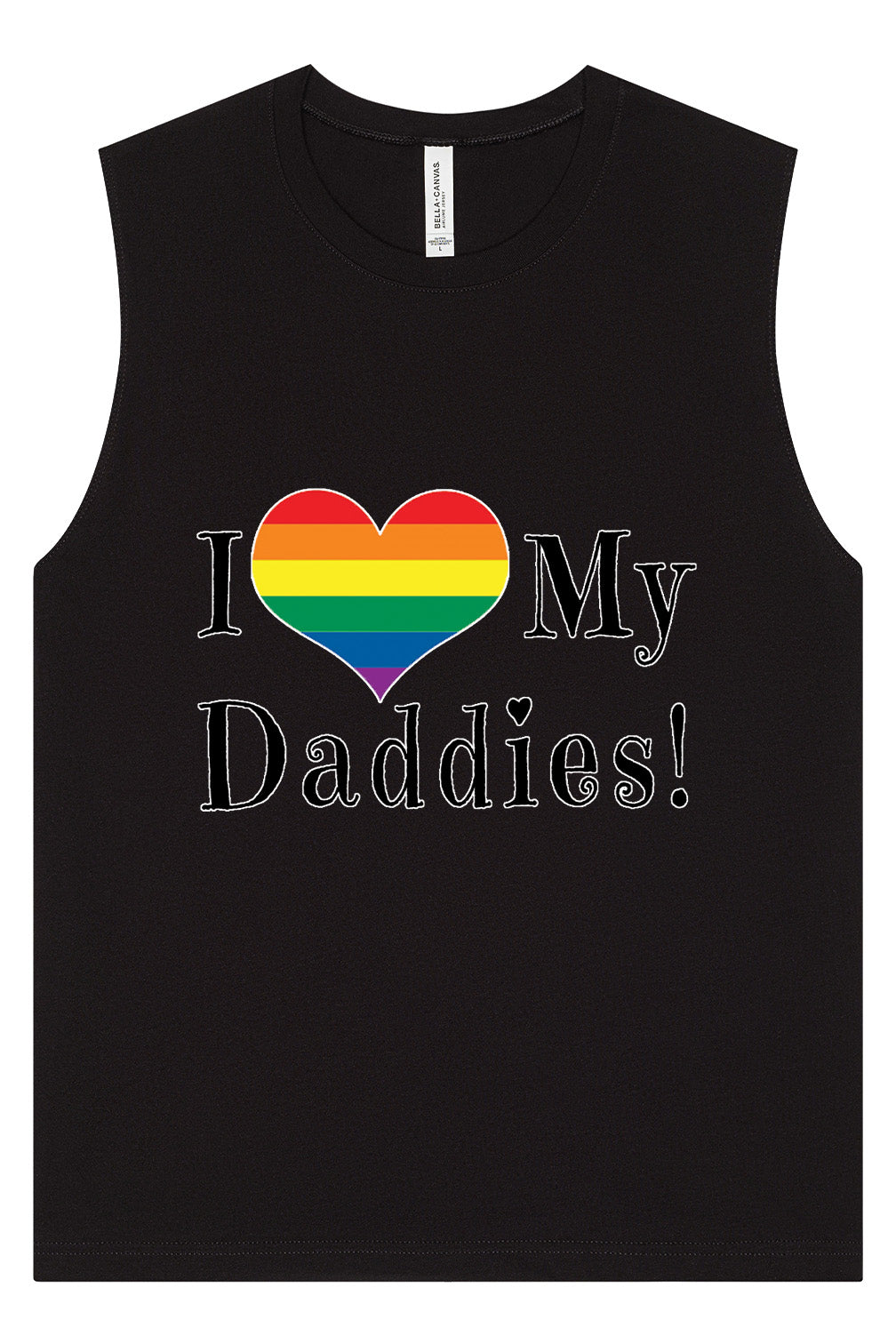 I Love My Daddies Muscle Tank