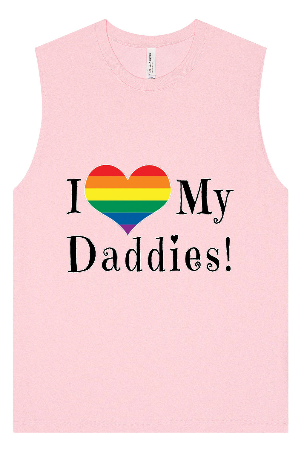 I Love My Daddies Muscle Tank