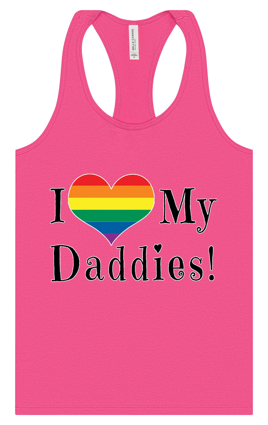 I Love My Daddies Women's Racerback Tank