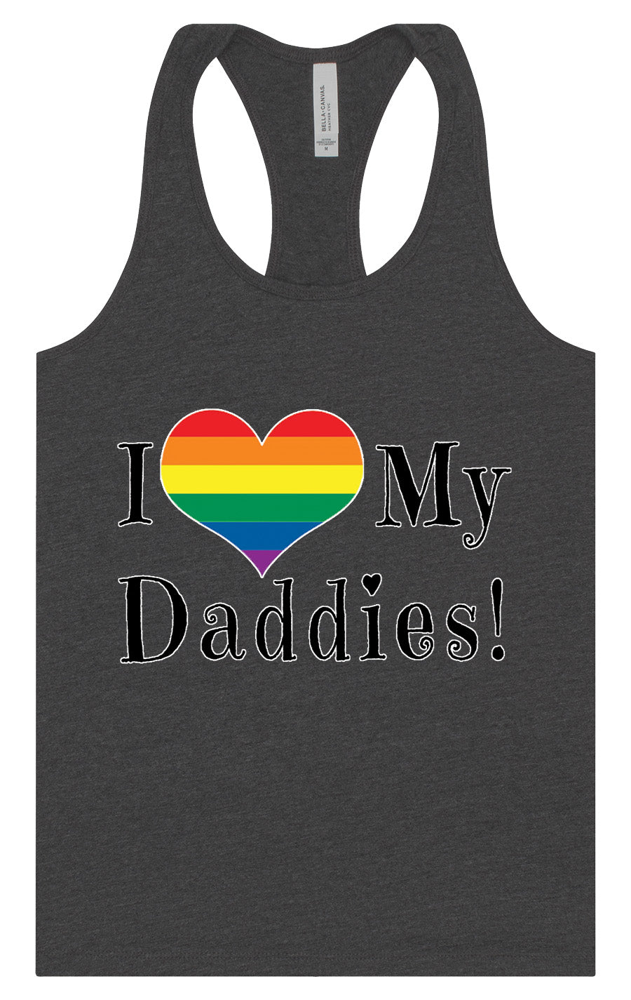 I Love My Daddies Women's Racerback Tank