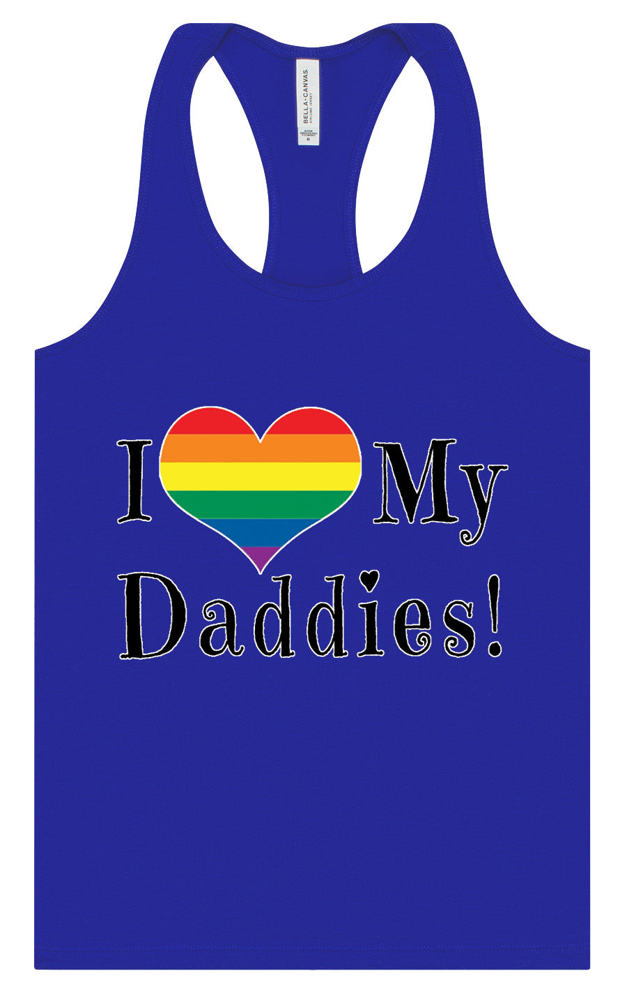 I Love My Daddies Women's Racerback Tank