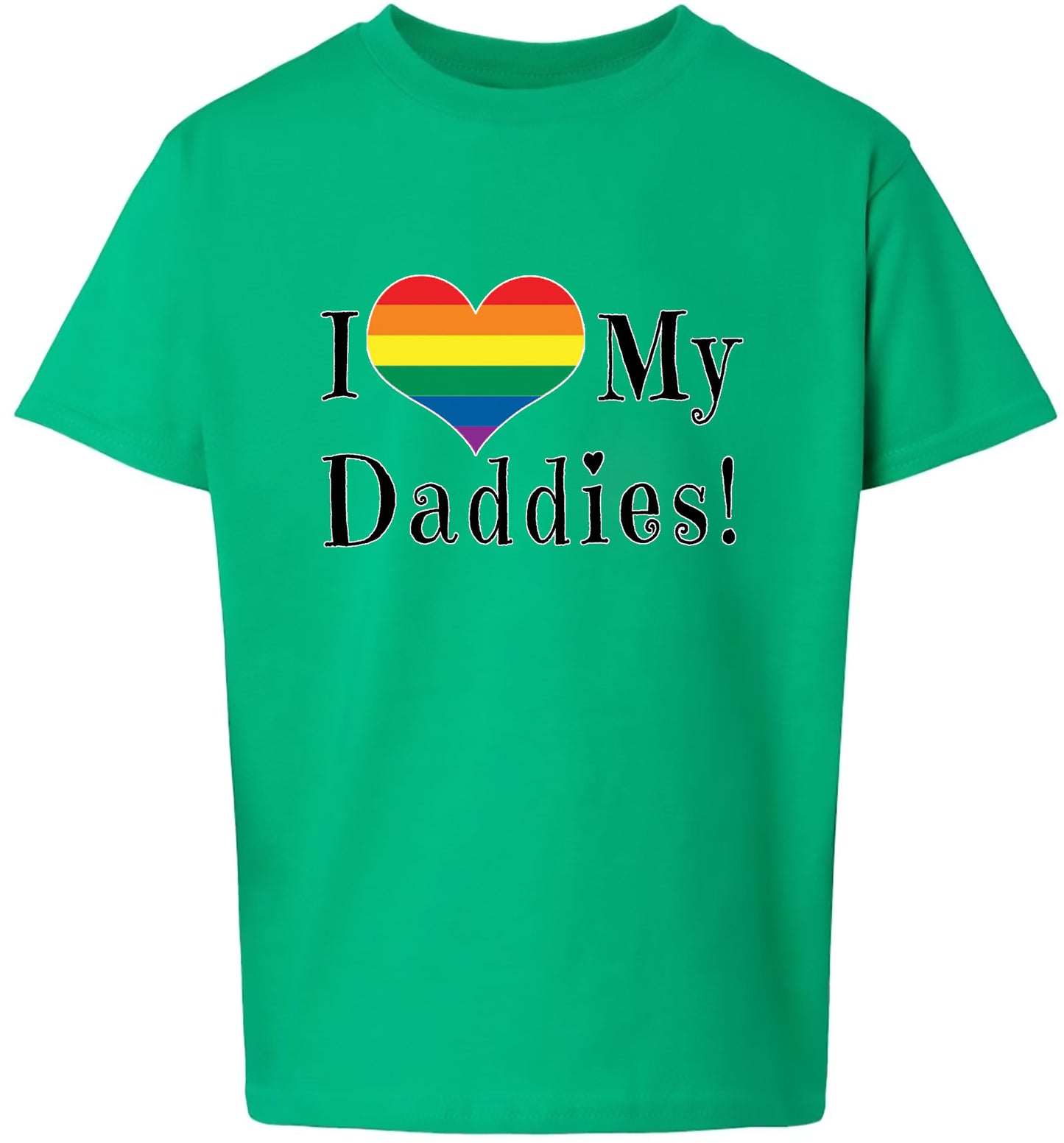 I Love My Daddies Children's Gildan Soft Shirt