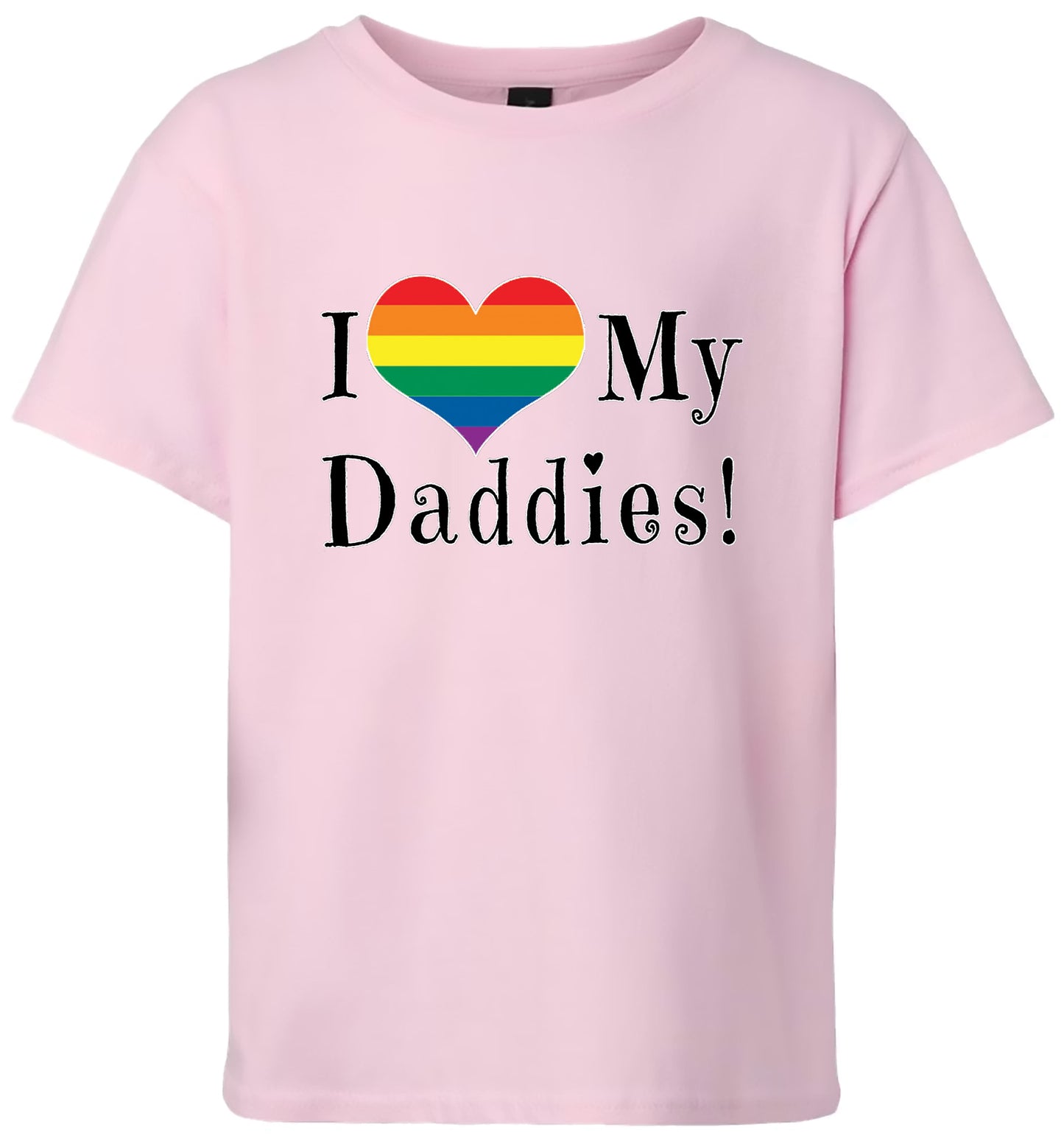I Love My Daddies Children's Gildan Soft Shirt