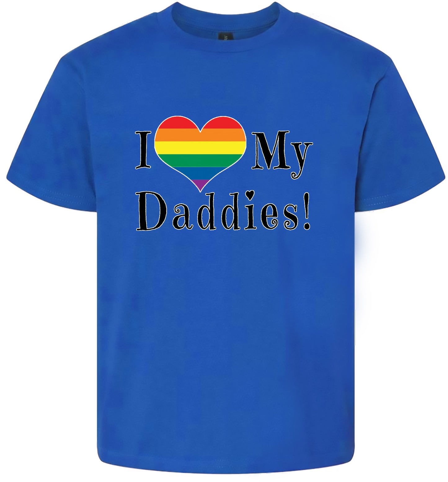 I Love My Daddies Children's Gildan Soft Shirt