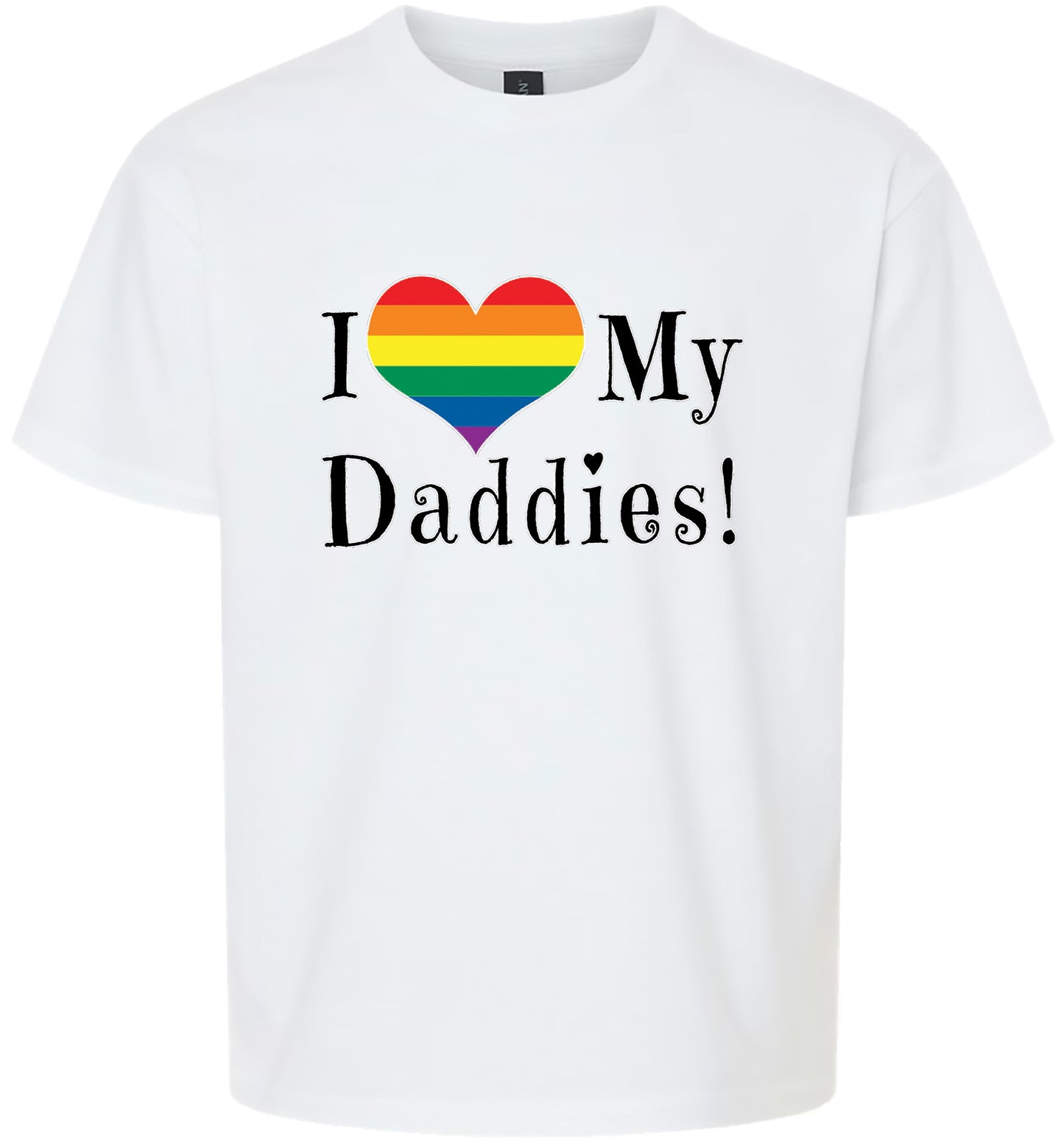I Love My Daddies Children's Gildan Soft Shirt