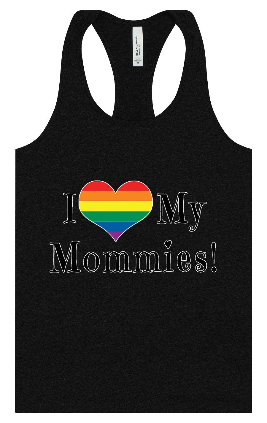 I Love My Mommies Women's Racerback Tank