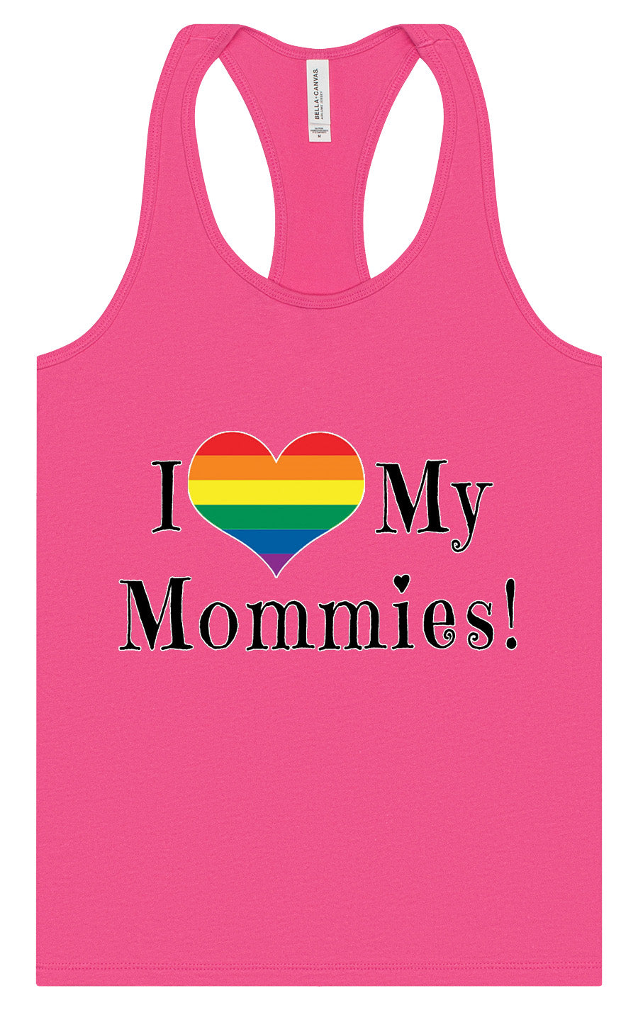 I Love My Mommies Women's Racerback Tank