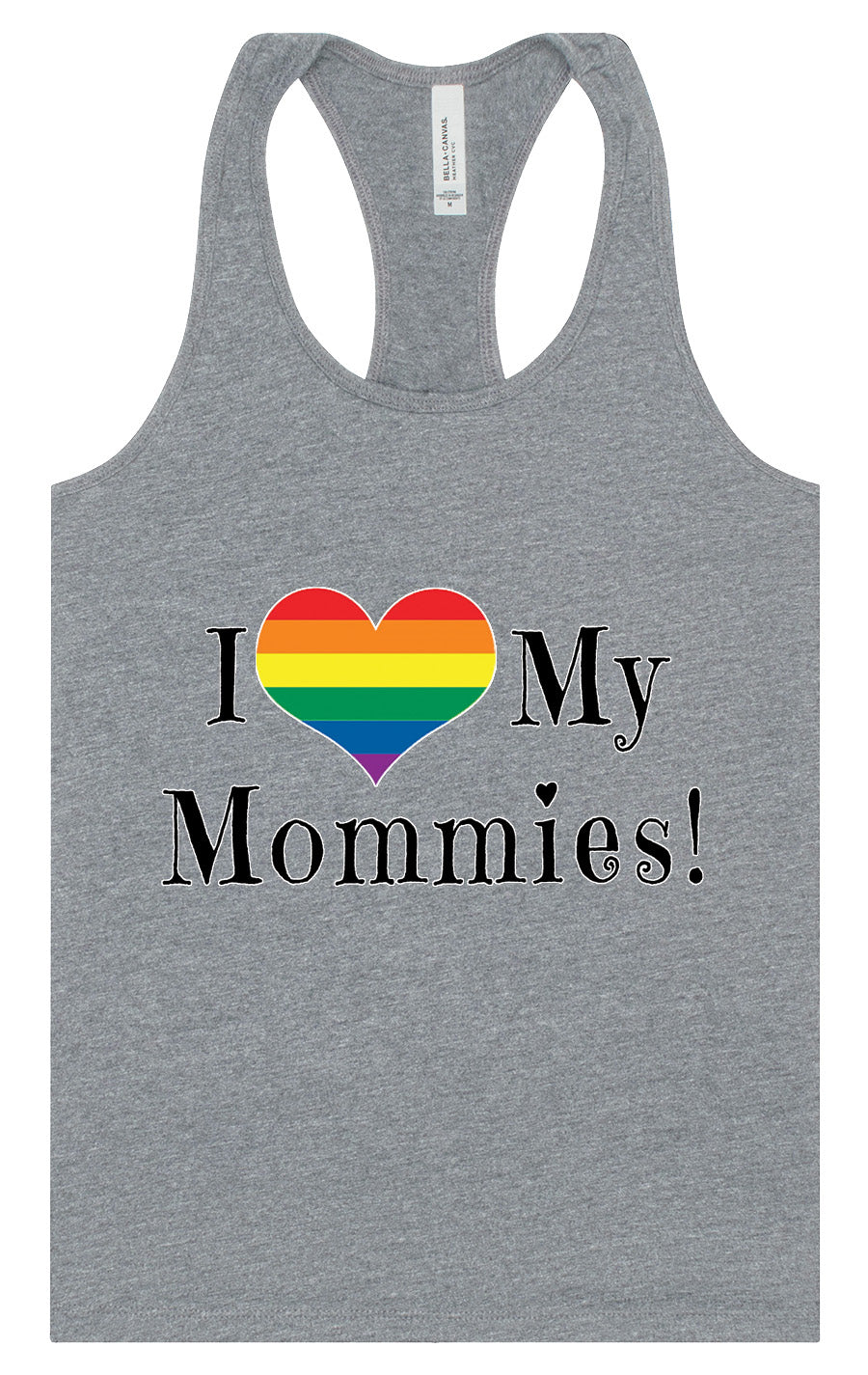 I Love My Mommies Women's Racerback Tank