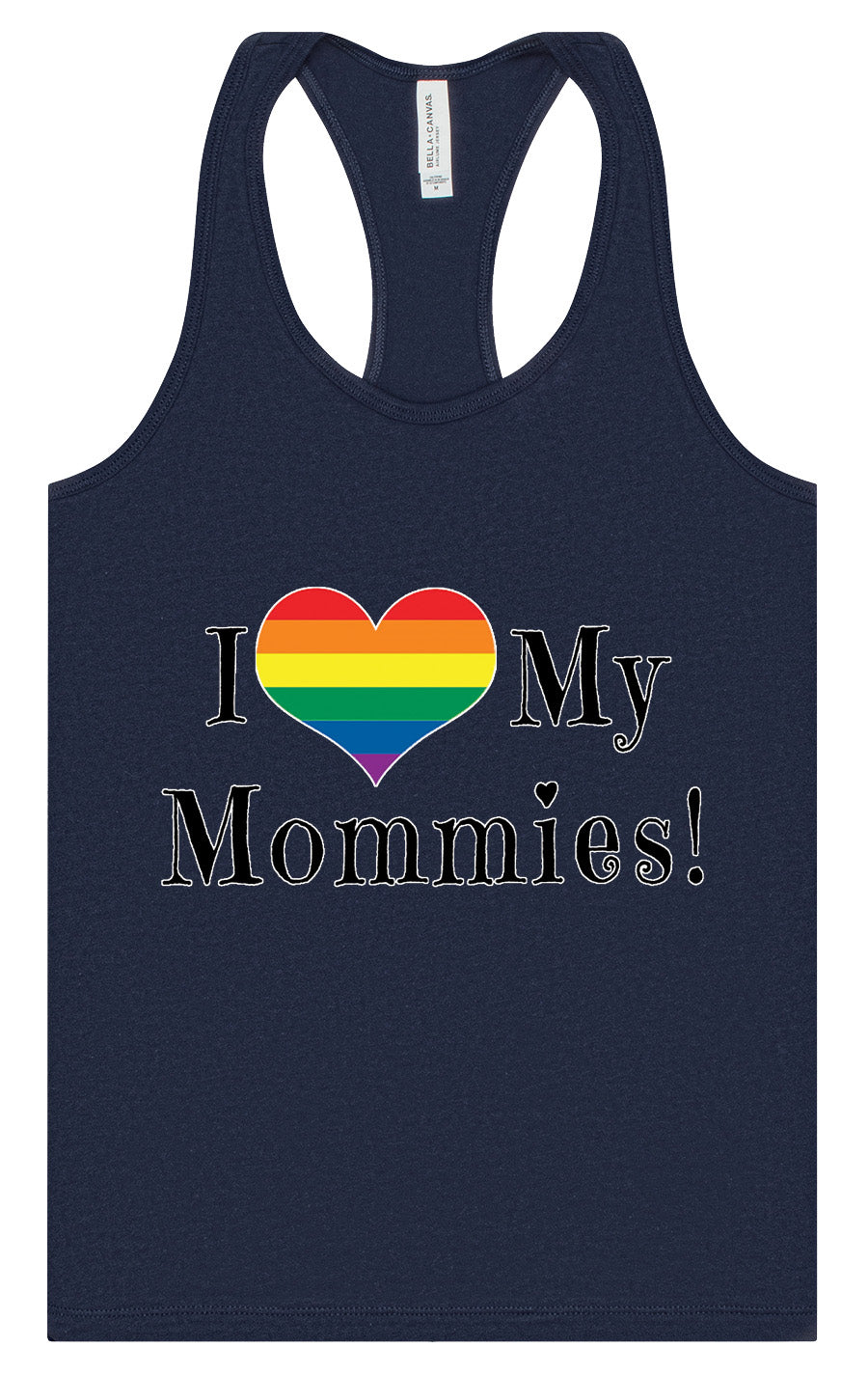 I Love My Mommies Women's Racerback Tank