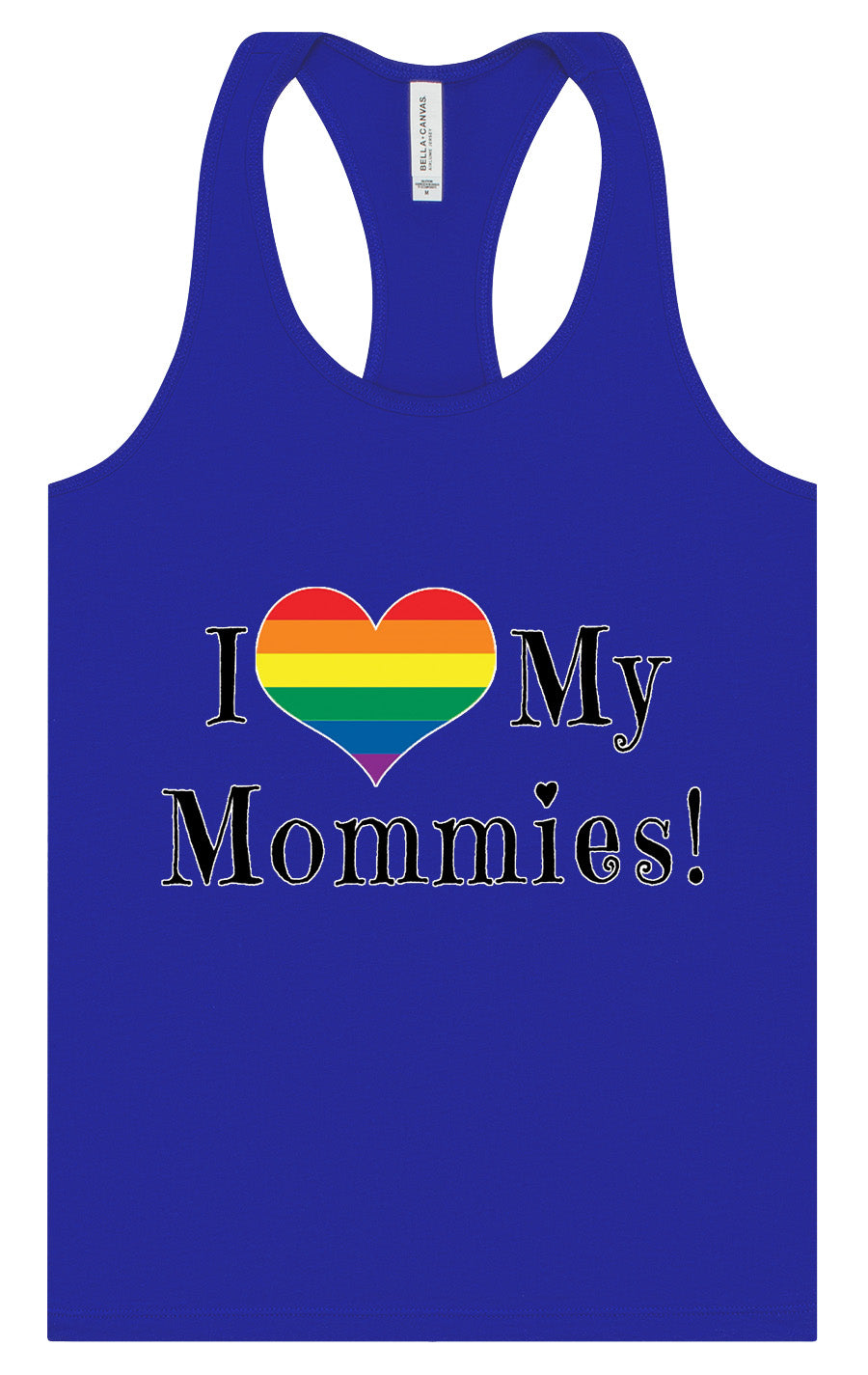I Love My Mommies Women's Racerback Tank
