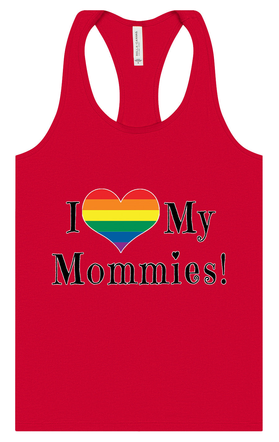I Love My Mommies Women's Racerback Tank