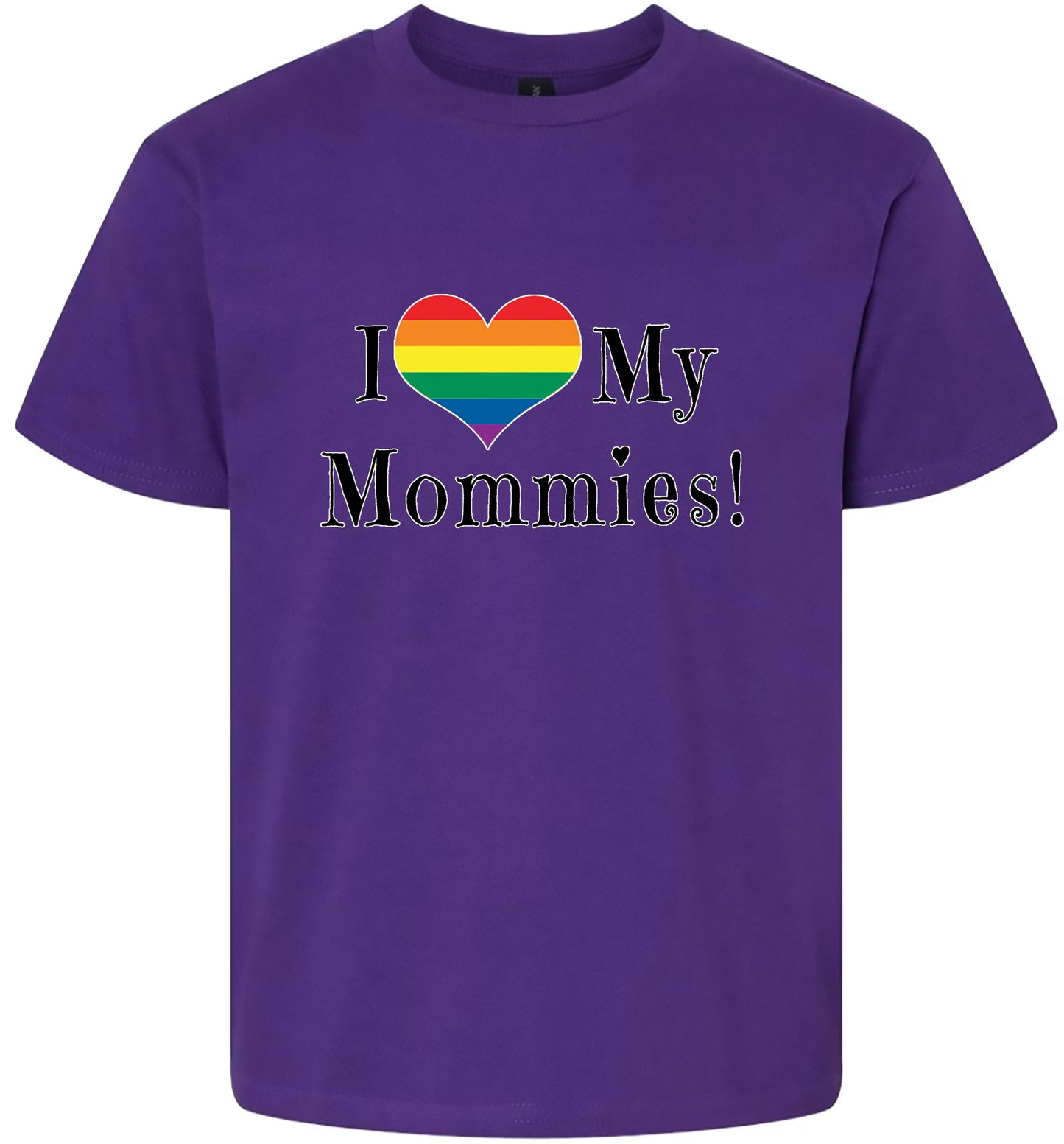I Love My Mommies Children's Gildan Soft Shirt
