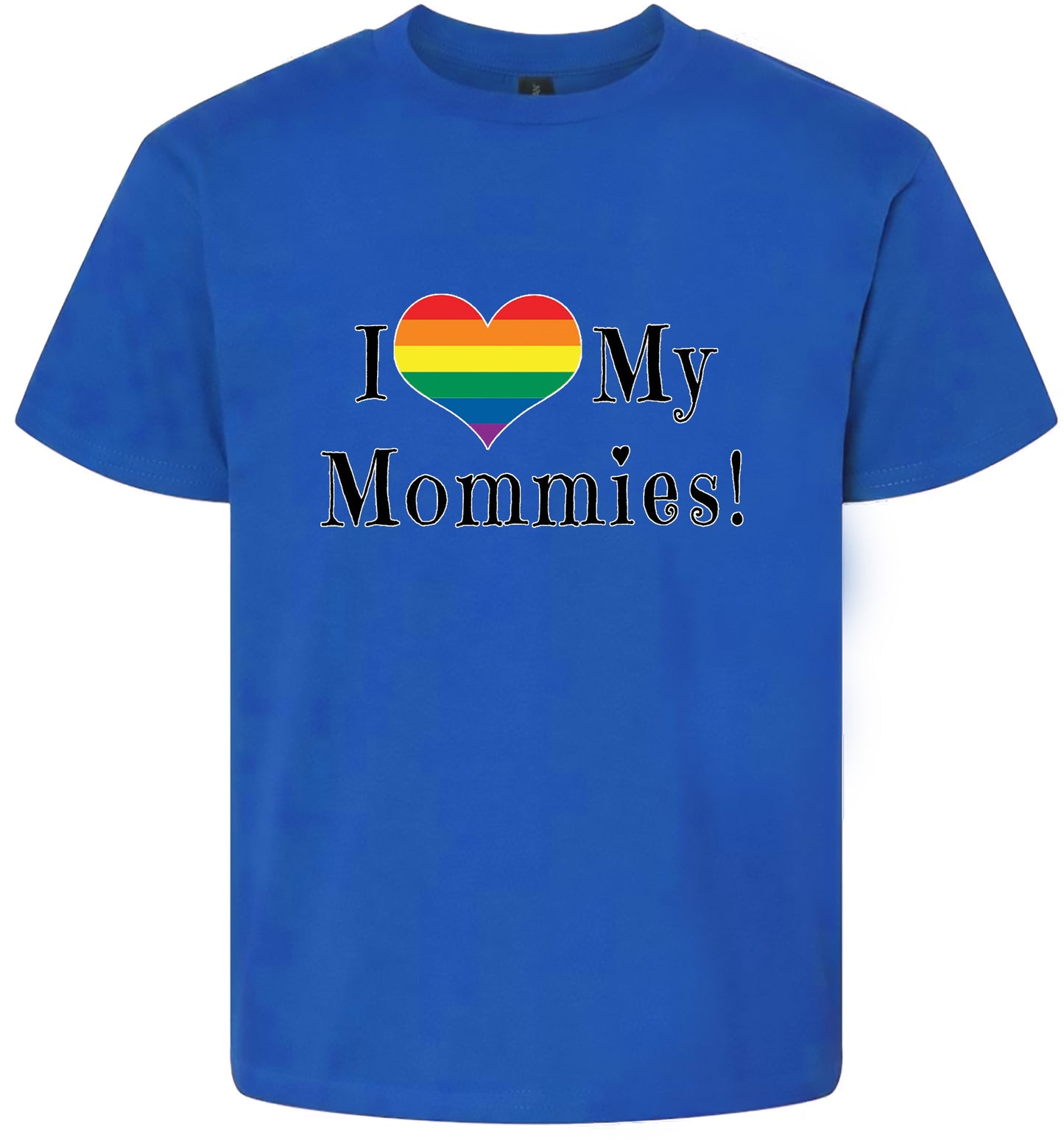 I Love My Mommies Children's Gildan Soft Shirt