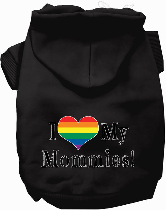 I Love My Mommies Pet Hoodie