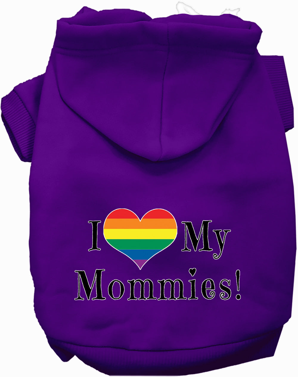 I Love My Mommies Pet Hoodie