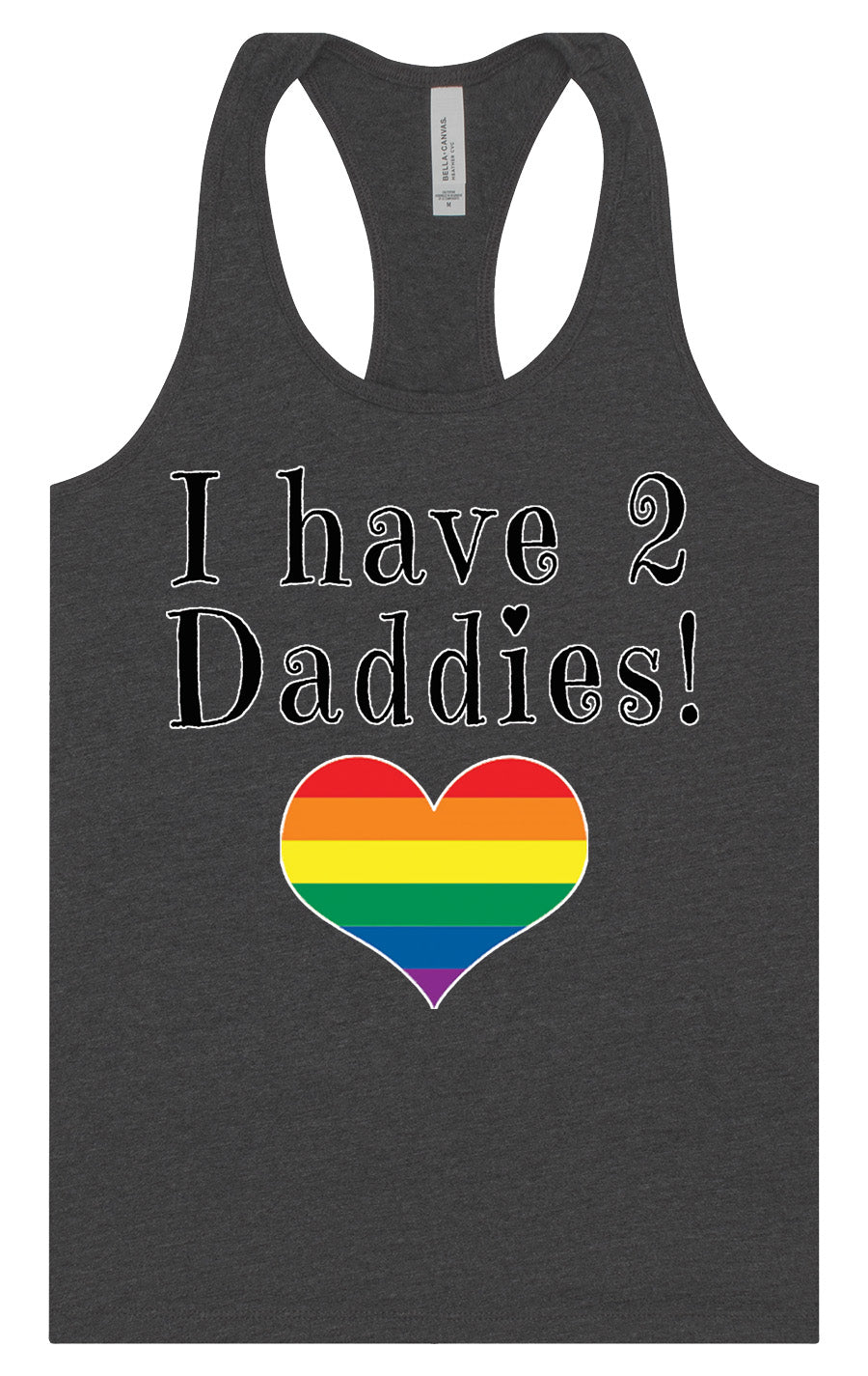 I Have 2 Daddies Women's Racerback Tank